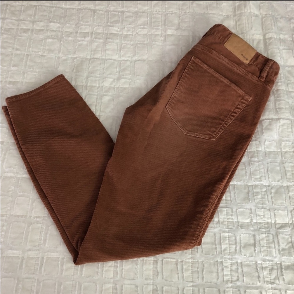 Madewell brown corduroy pants size 28